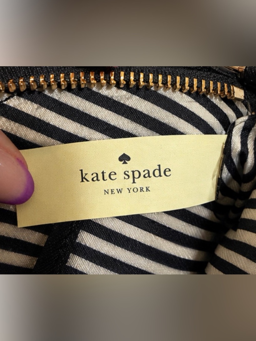 kate spade Black Saffiano Dome Satchel with Detachable Strap - Picture 5 of 9